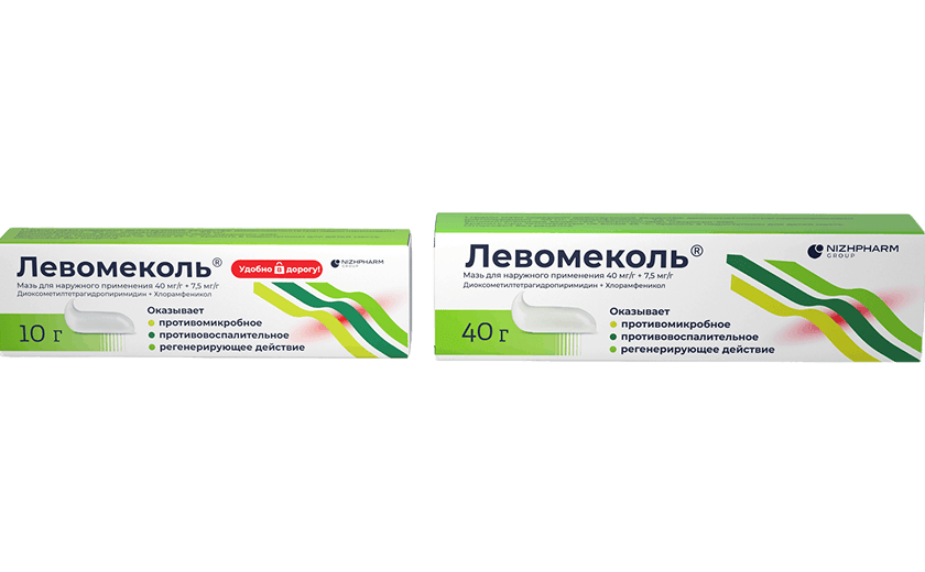 Левомеколь<sup>®</sup> // галерея // табы // аккордеон